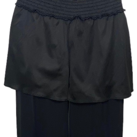 Caribbean Queen Sheath Pencil Dress M Black Backless Sleeveless Gold Zipper Back - Picture 9 of 14